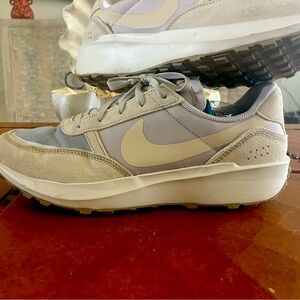 Nike Light Beige and Gray Athletic Shoes
Nike waffle